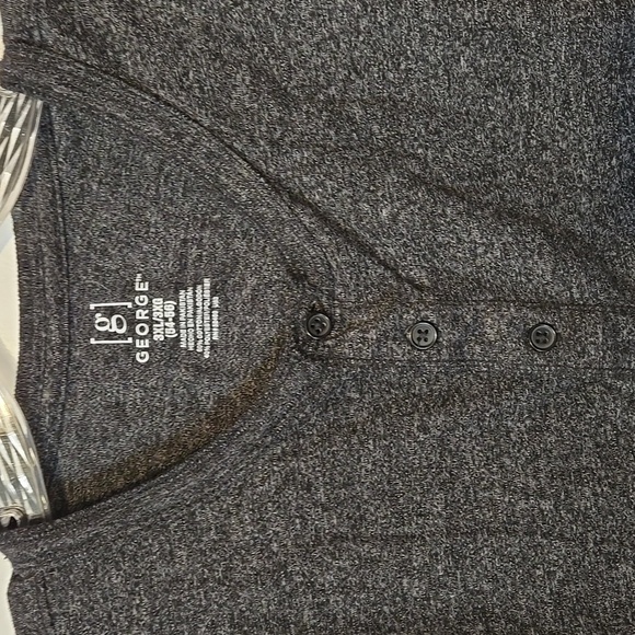 George, Polo, Short Sleeve Tee, Men's 3XL, Button Up Neckline, Soft Cotton Tee - Picture 4 of 9